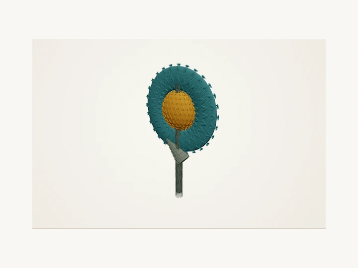 Fiore di campo bohémien - Esempio di amigurumi all'uncinetto fatto a mano