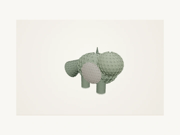 Dinosauro bebè matcha - Esempio di amigurumi all'uncinetto fatto a mano
